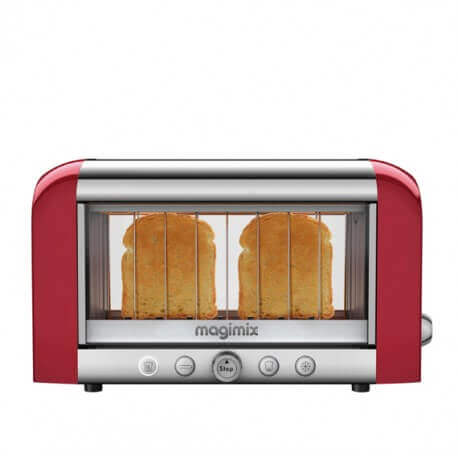 Toaster pour 2 Tranches 1450W "Vision" Rouge MAGIMIX - 11540