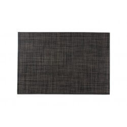 Set de Table 30x45cm Tissu Noir-Gris Artisan S&P 805040