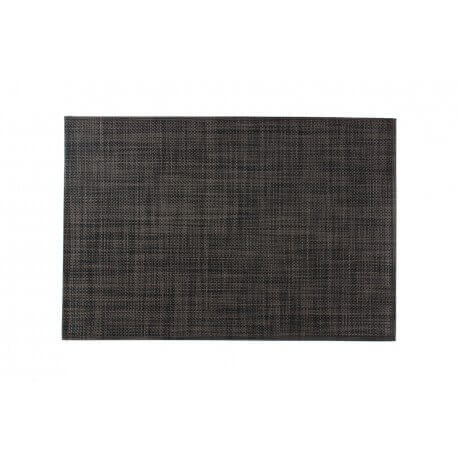 Set de Table 30x45cm Tissu Noir-Gris Artisan S&P 805040