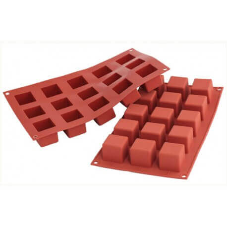 Moule 15 Cubes L3.5xP3.5cm H35mm 42ml SILIKOMART - 16.105.00.0000