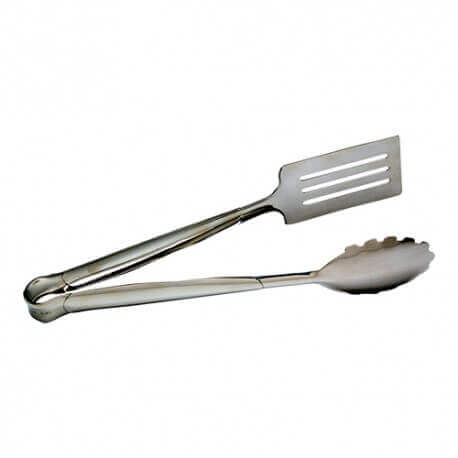 Pince de service cuillère spatule cuisine inox 27cm
