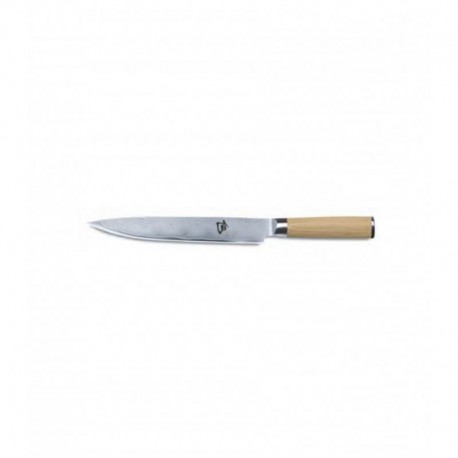 Couteau 23cm Modèle Trancheur Damasse Shun de la Marque KAI - DM-0704W