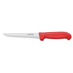 Couteau Désosseur Droit Manche Rouge 17cm - BARGOIN